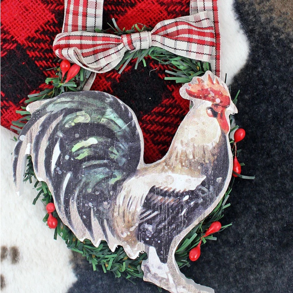 Chicken Christmas Ornament